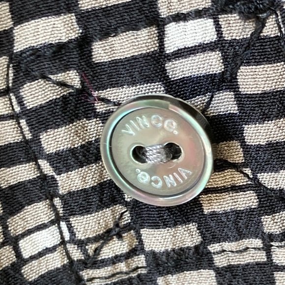 VINCE Silk Drawstring Hi-Lo Shirtdress SMALL - Picture 6 of 13